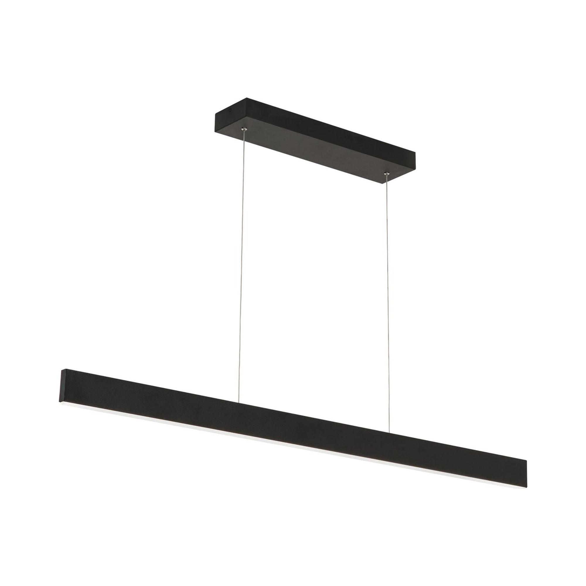 Suspension LED linéaire minimaliste en aluminium et diffuseur acrylique