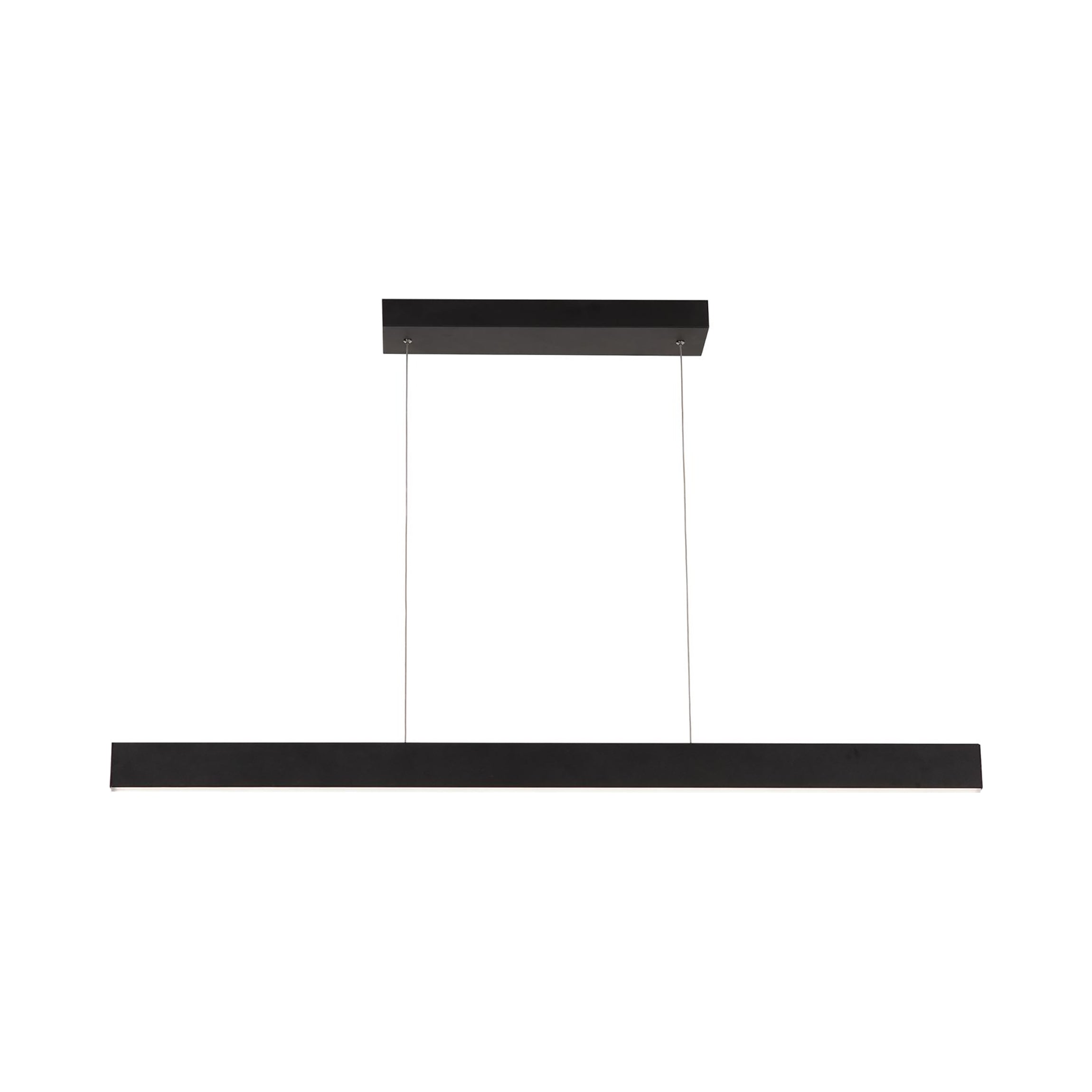 Suspension LED linéaire minimaliste en aluminium et diffuseur acrylique
