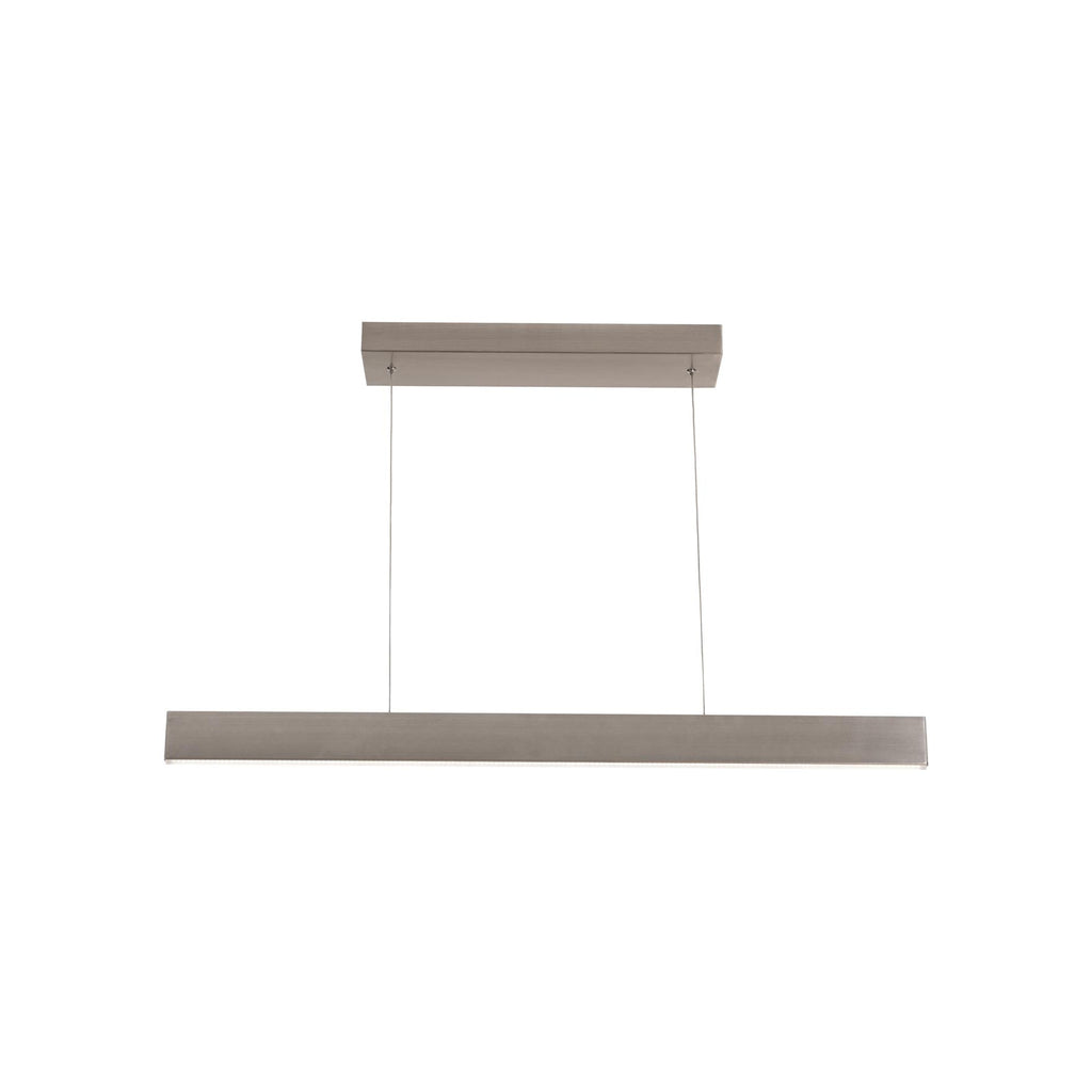Suspension LED linéaire minimaliste en aluminium et diffuseur acrylique