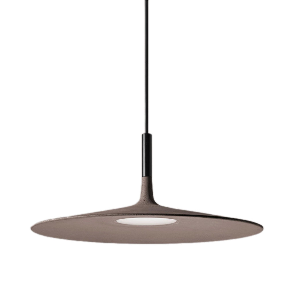 Suspension LED disque en béton