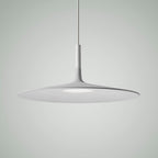 Suspension LED disque en béton