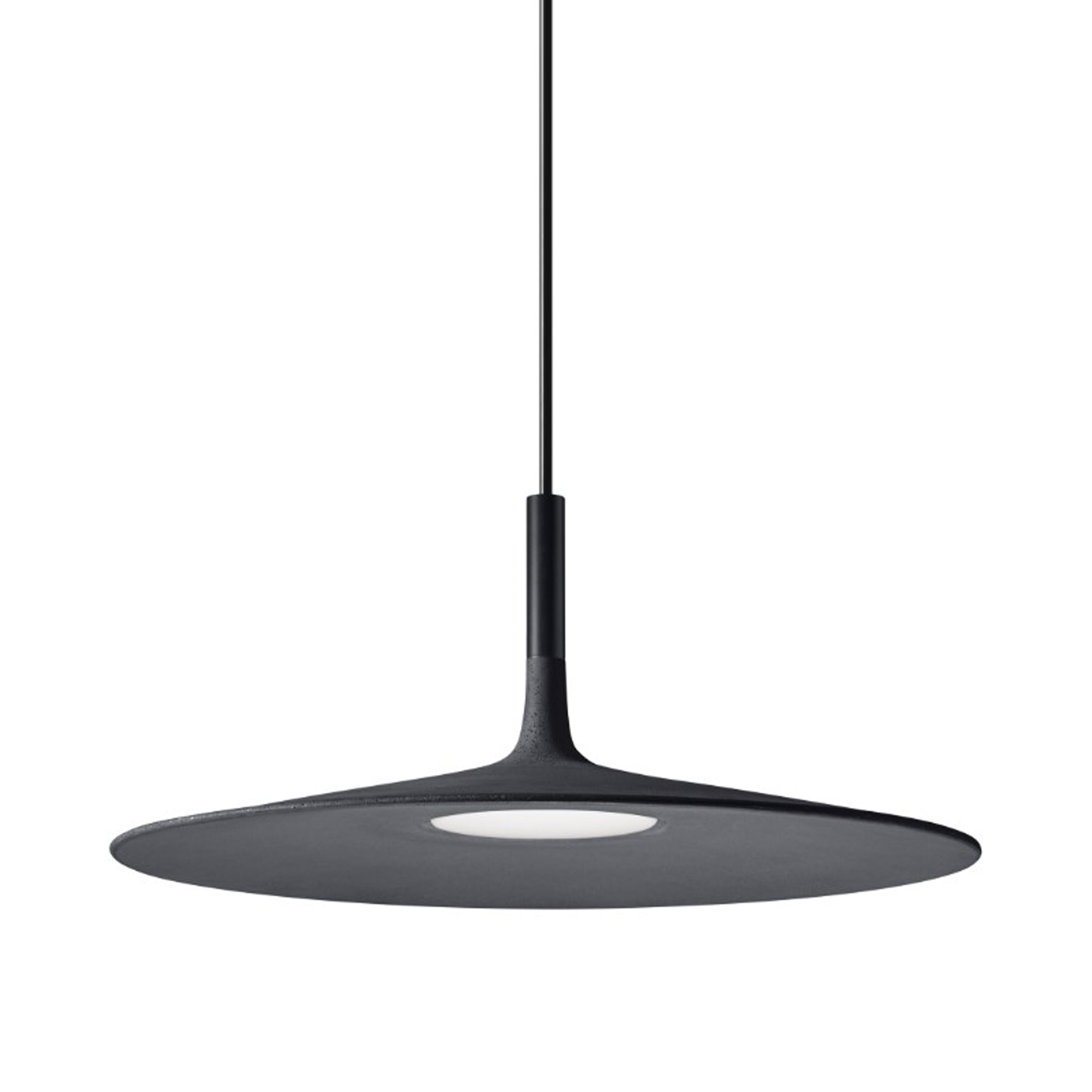Suspension LED disque en béton
