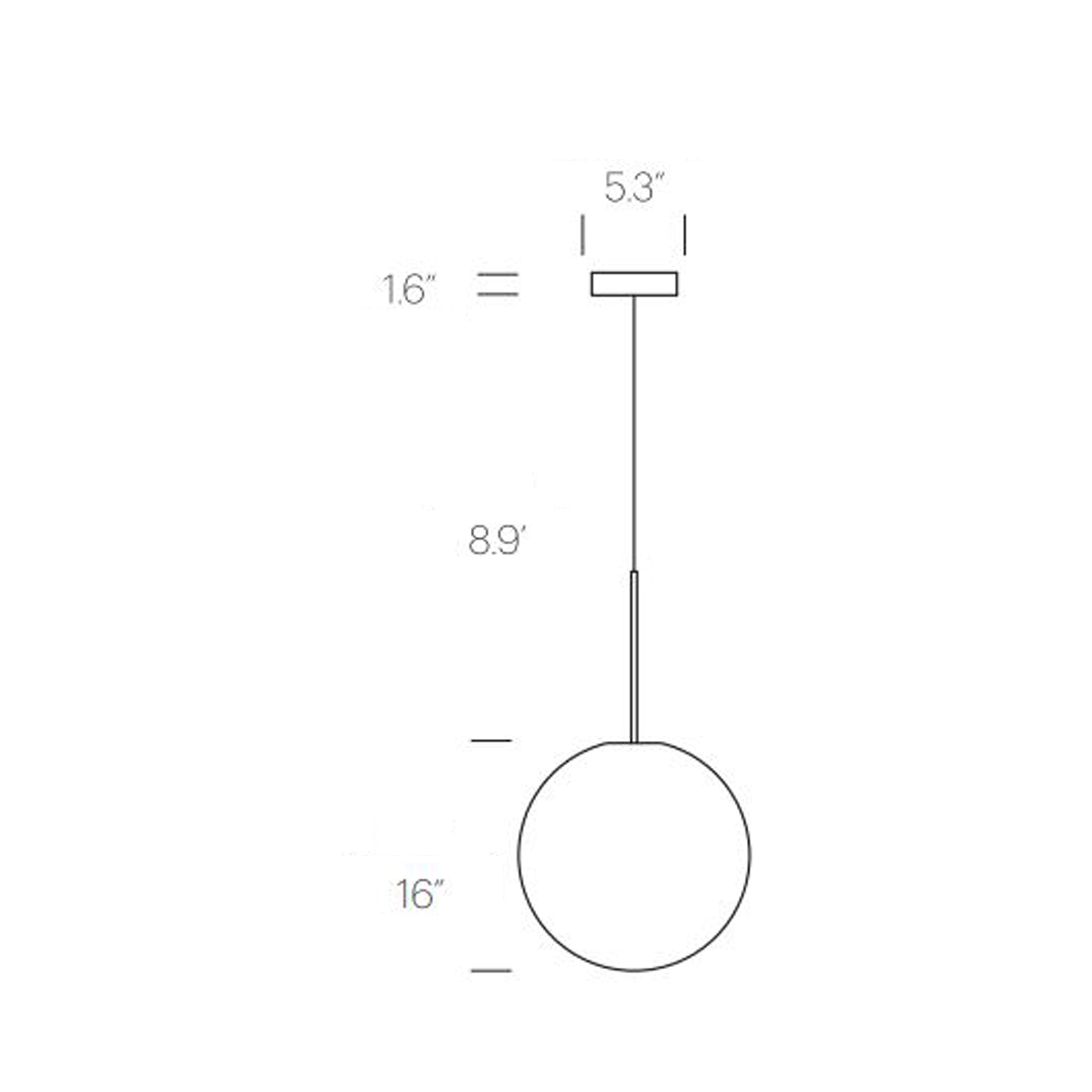 Suspension LED minimaliste, chaude et discrète, sphère en acier, verre et aluminium
