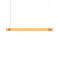 Suspension linéaire LED en acrylique teinté