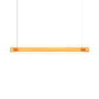 Suspension linéaire LED en acrylique teinté
