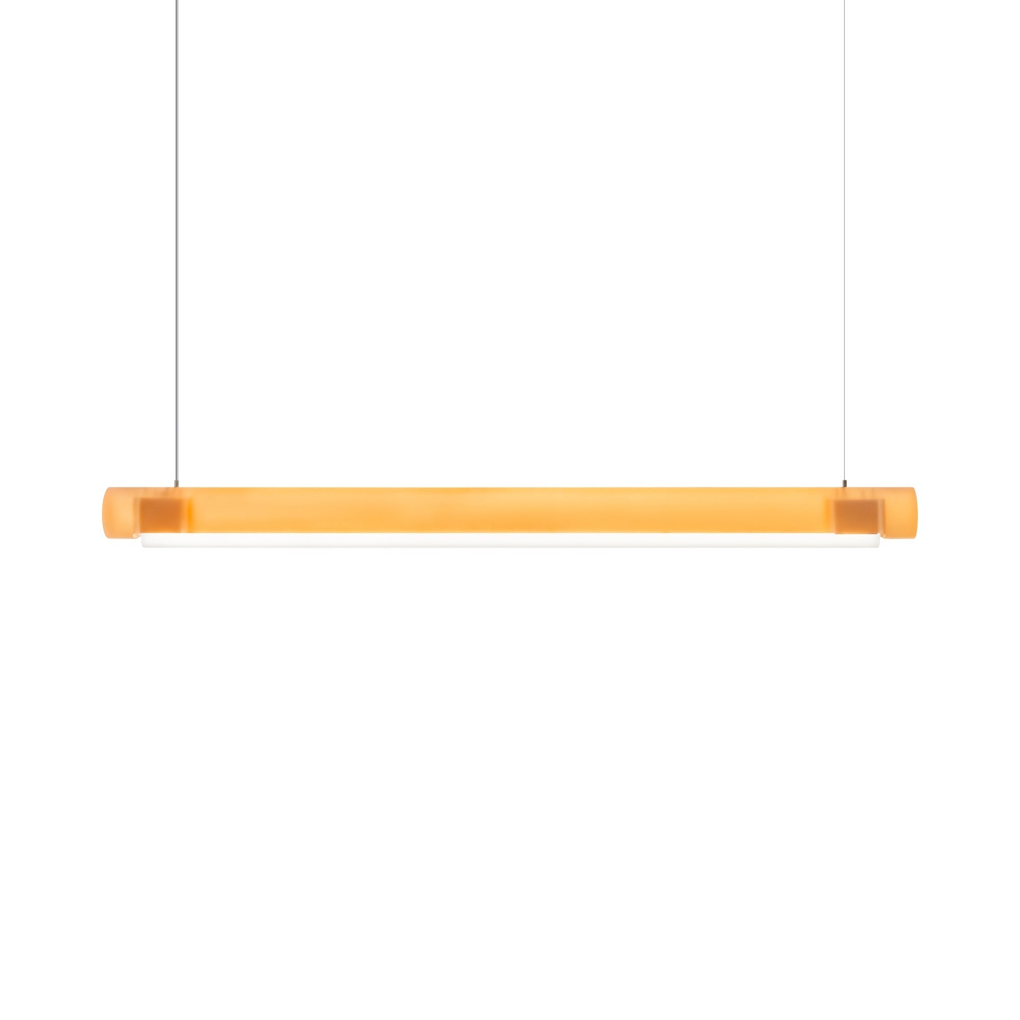 Suspension linéaire LED en acrylique teinté