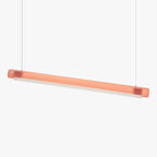 Suspension linéaire LED en acrylique teinté