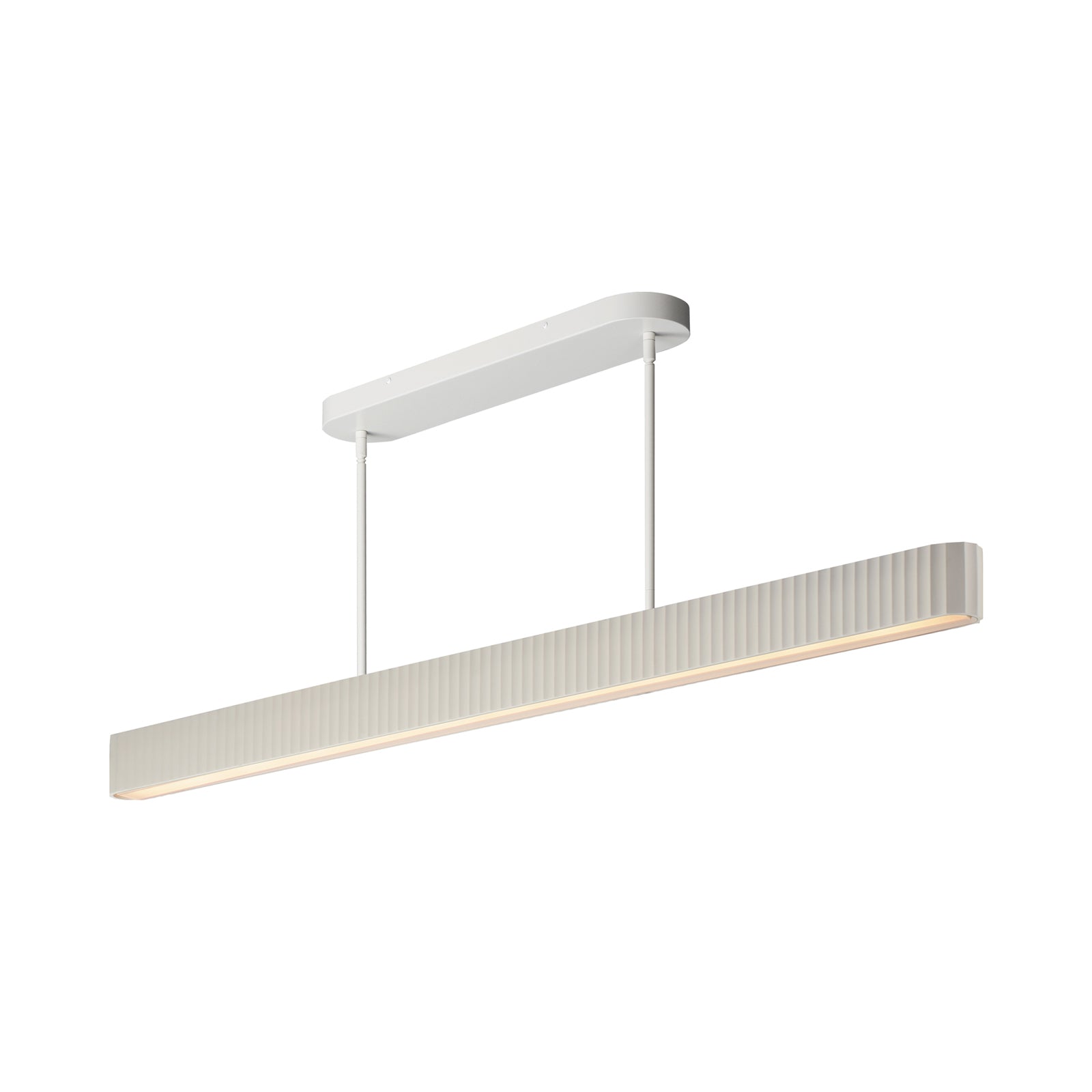 Suspension linéaire LED en béton