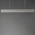 Suspension linéaire LED en béton