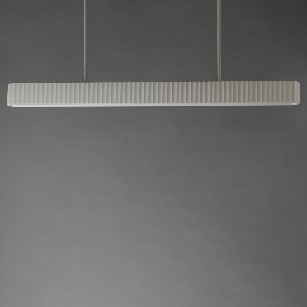 Suspension linéaire LED en béton
