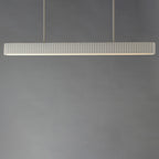 Suspension linéaire LED en béton