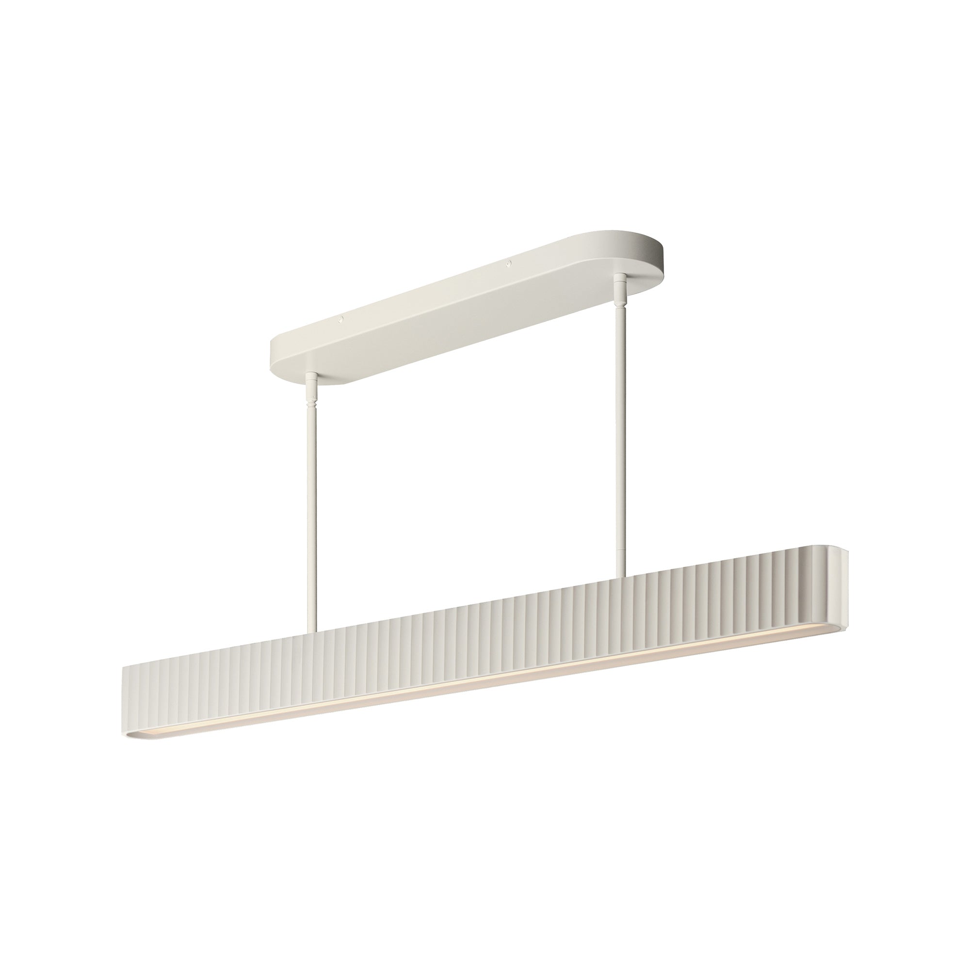 Suspension linéaire LED en béton