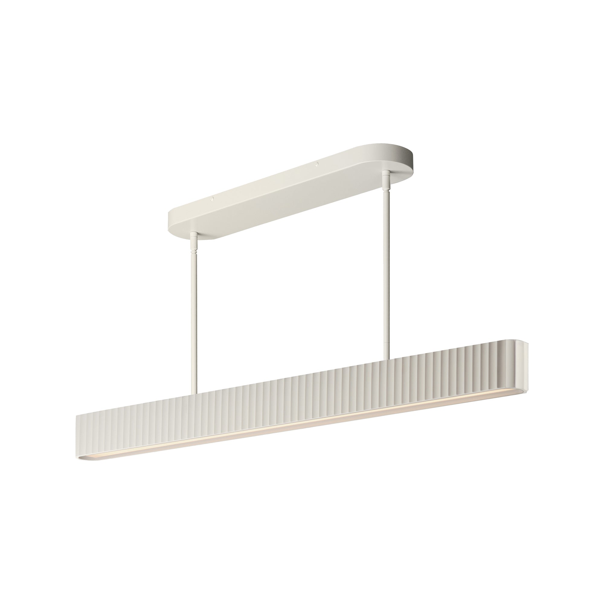 Suspension linéaire LED en béton