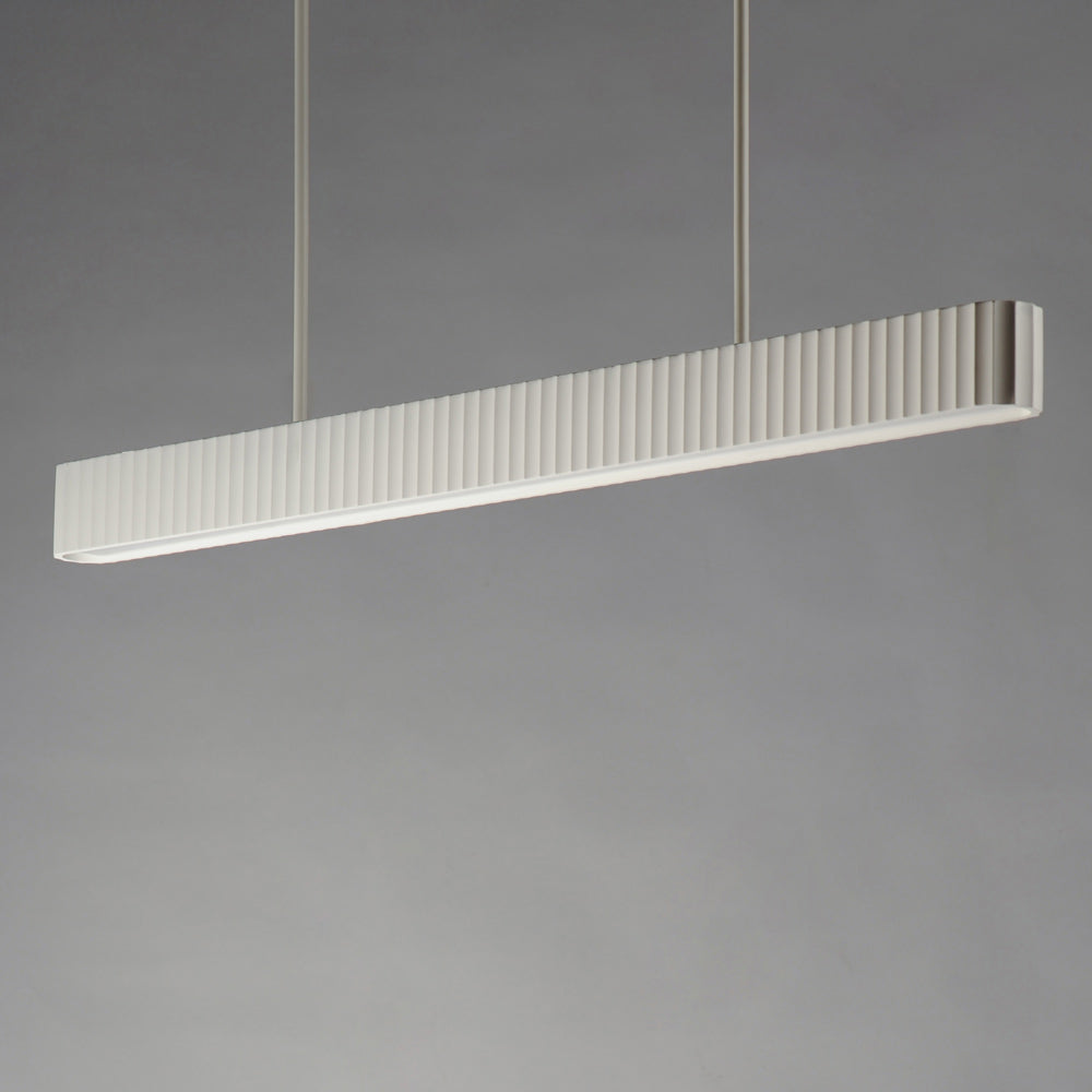 Suspension linéaire LED en béton