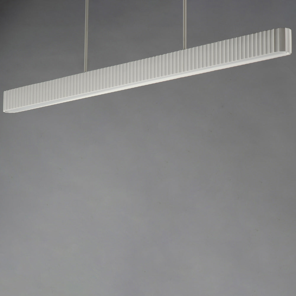 Suspension linéaire LED en béton