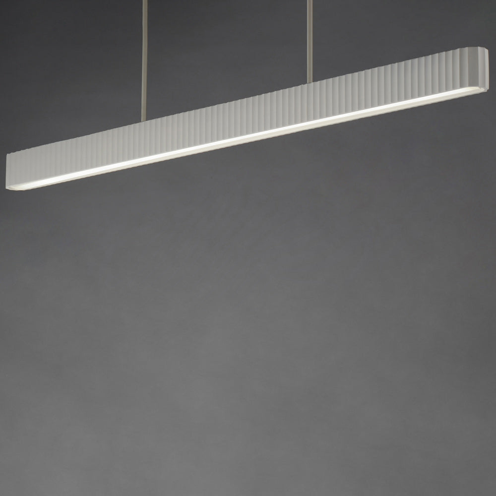 Suspension linéaire LED en béton