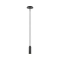 Mini-suspension LED Cylindre en acier brossé