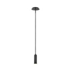 Mini-suspension LED Cylindre en acier brossé