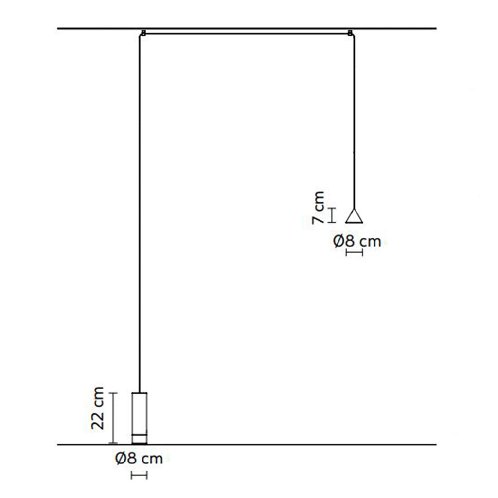 Lampadaire LED dimmable à abat-jour conique en aluminium