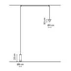 Lampadaire LED dimmable à abat-jour conique en aluminium