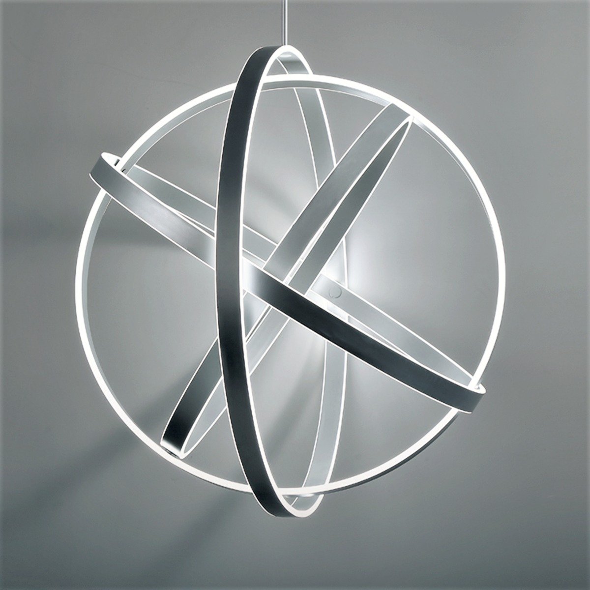 Suspension LED Kinetic réglable en aluminium