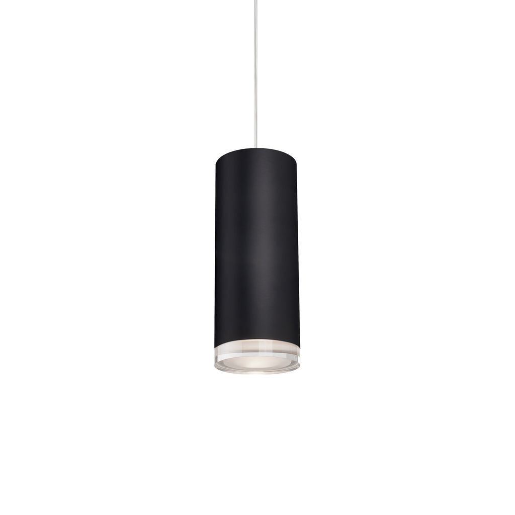 Suspension LED Cylindre en Cristal