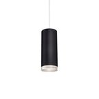 Suspension LED Cylindre en Cristal