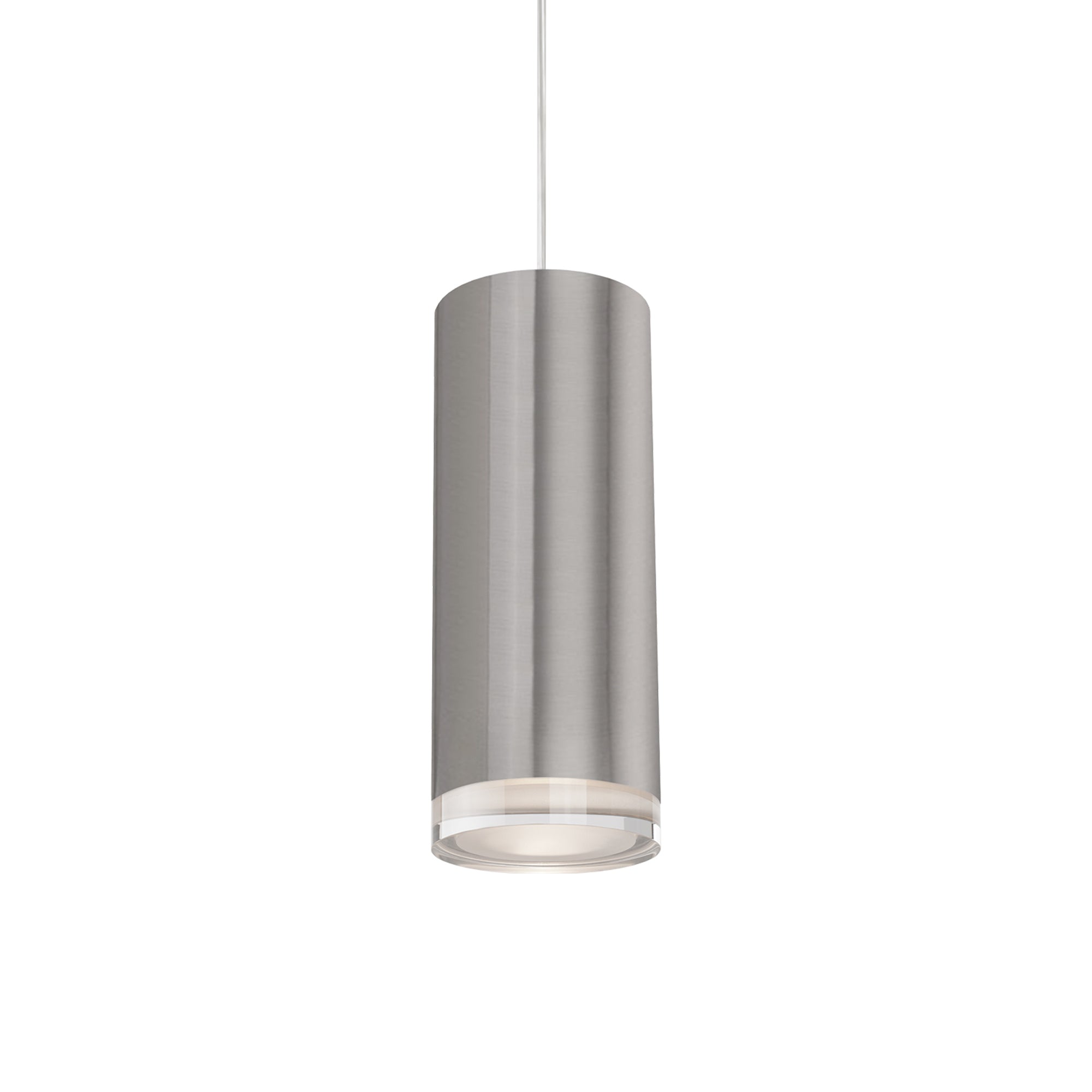 Suspension LED Cylindre en Cristal