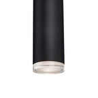 Suspension LED Cylindre en Cristal