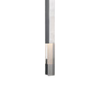 Suspension linéaire LED acrylique effet quartz