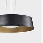 Suspension LED en aluminium en forme de tambour
