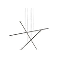 Suspension linéaire LED multi-barres en aluminium et acrylique