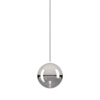 Suspension simple LED en verre soufflé Globe Bulle