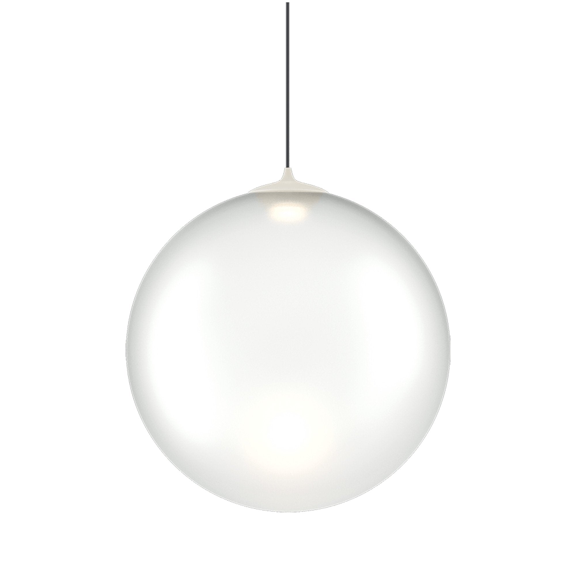 Suspension simple LED en verre soufflé Globe Bulle