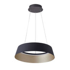 Suspension LED conique avec diffuseur acrylique en forme de tambour