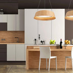 Suspension LED conique avec diffuseur acrylique en forme de tambour