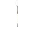 Suspension LED verticale cylindrique en aluminium en V