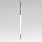 Suspension LED verticale cylindrique en aluminium en V