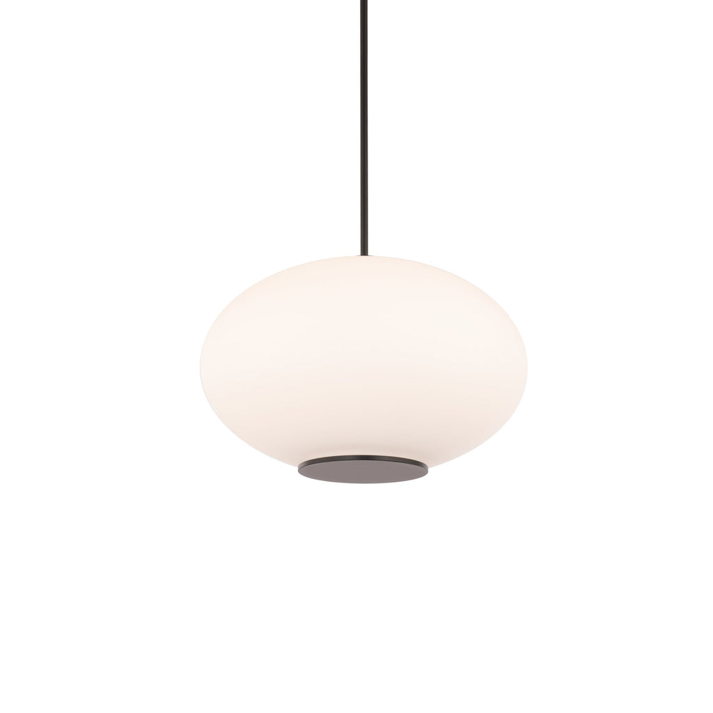 Suspension LED Sphère en verre opale