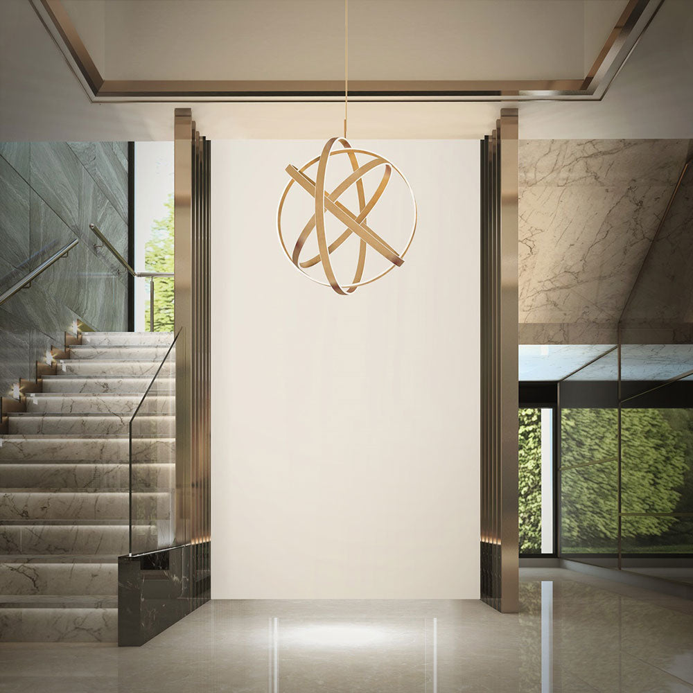 Suspension LED Kinetic réglable en aluminium