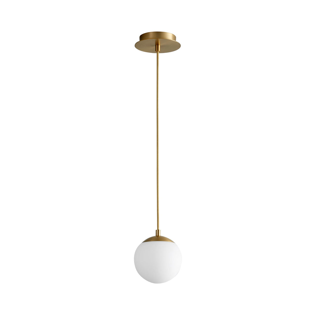 Suspension LED Globe en Acier et Verre