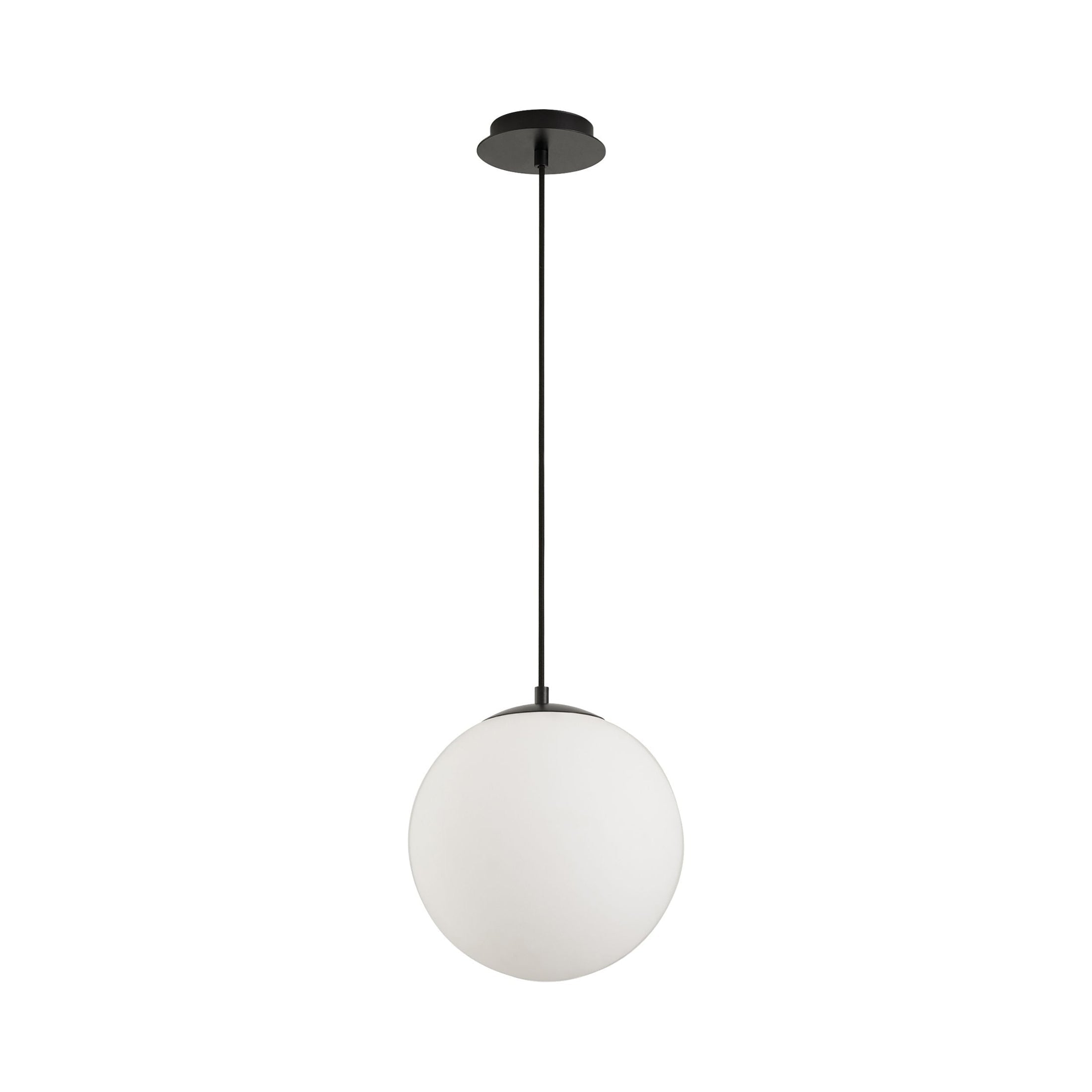 Suspension LED Globe en Acier et Verre