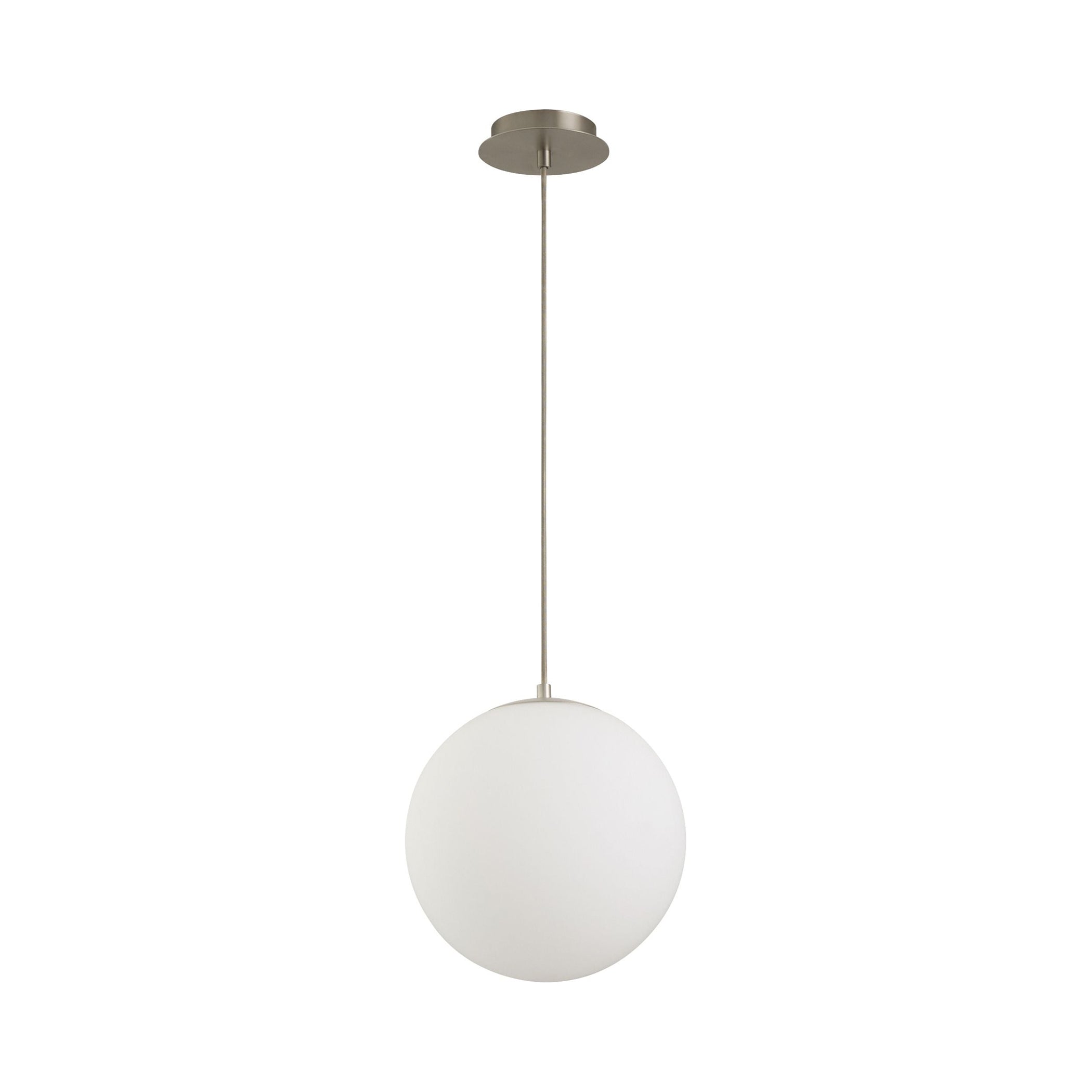 Suspension LED Globe en Acier et Verre