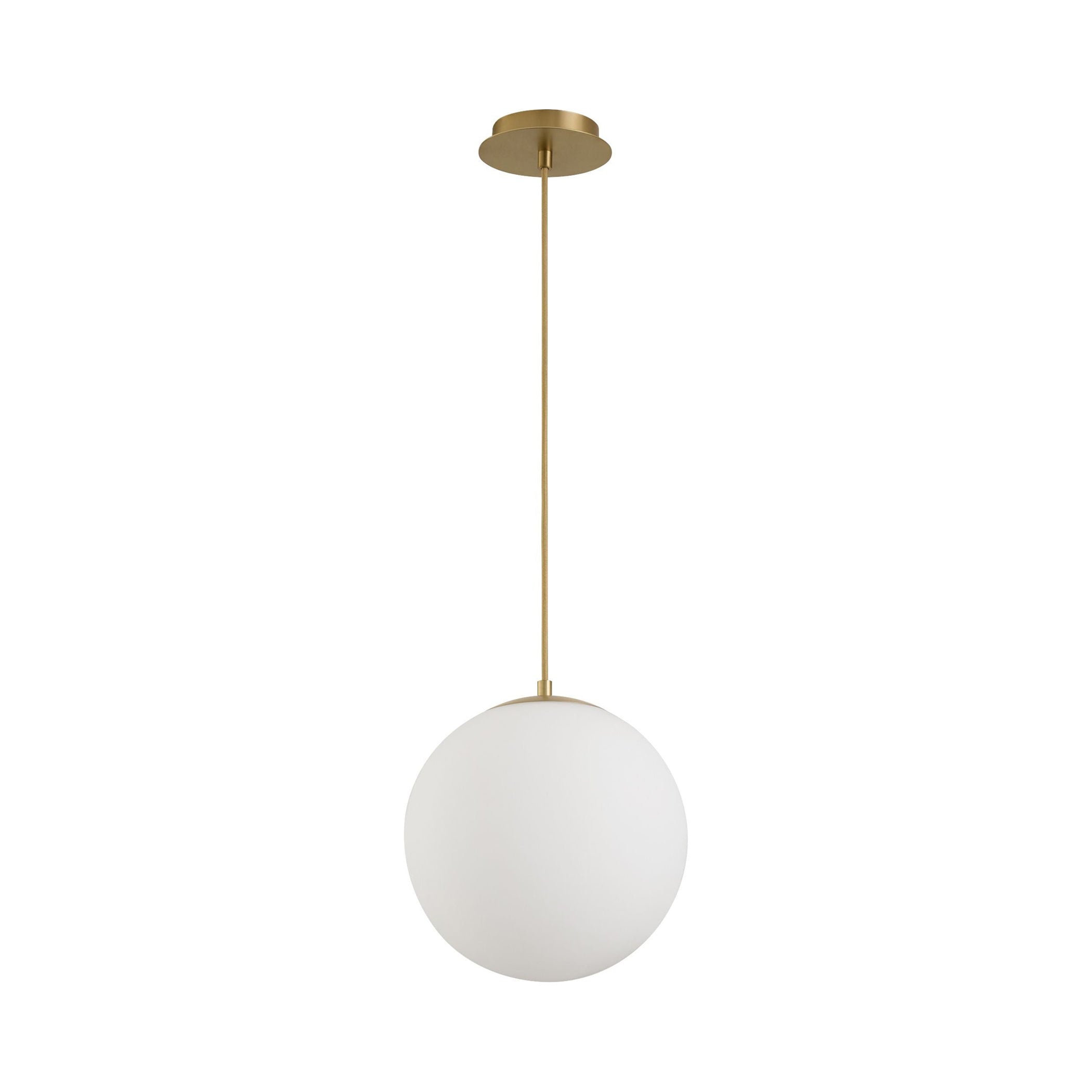 Suspension LED Globe en Acier et Verre