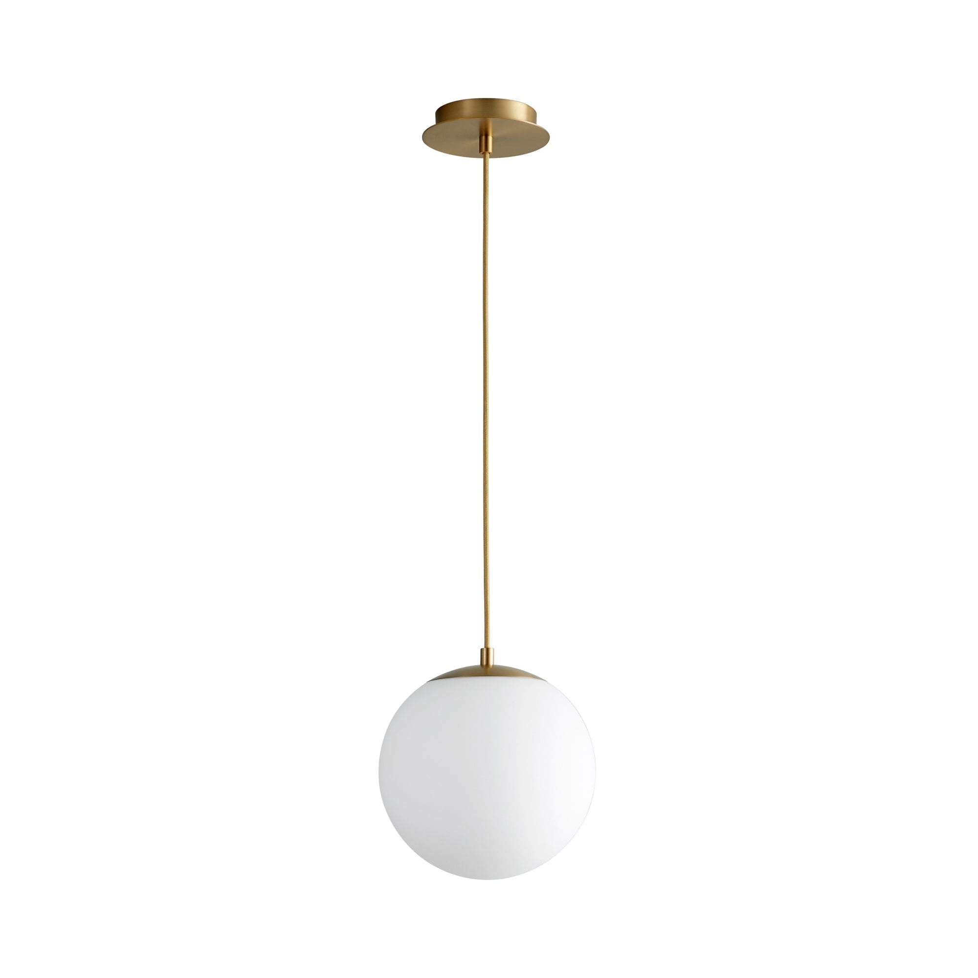 Suspension LED Globe en Acier et Verre