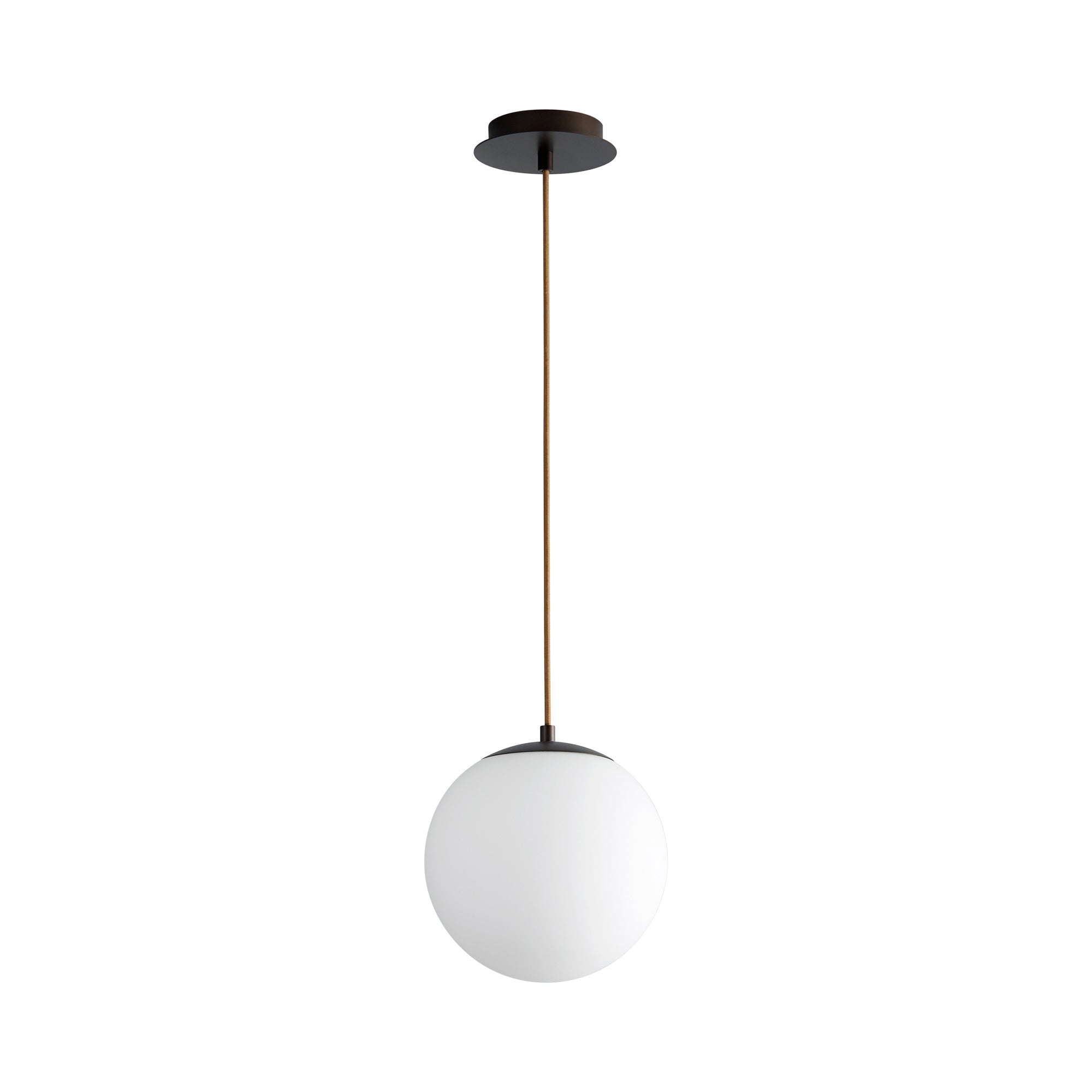 Suspension LED Globe en Acier et Verre