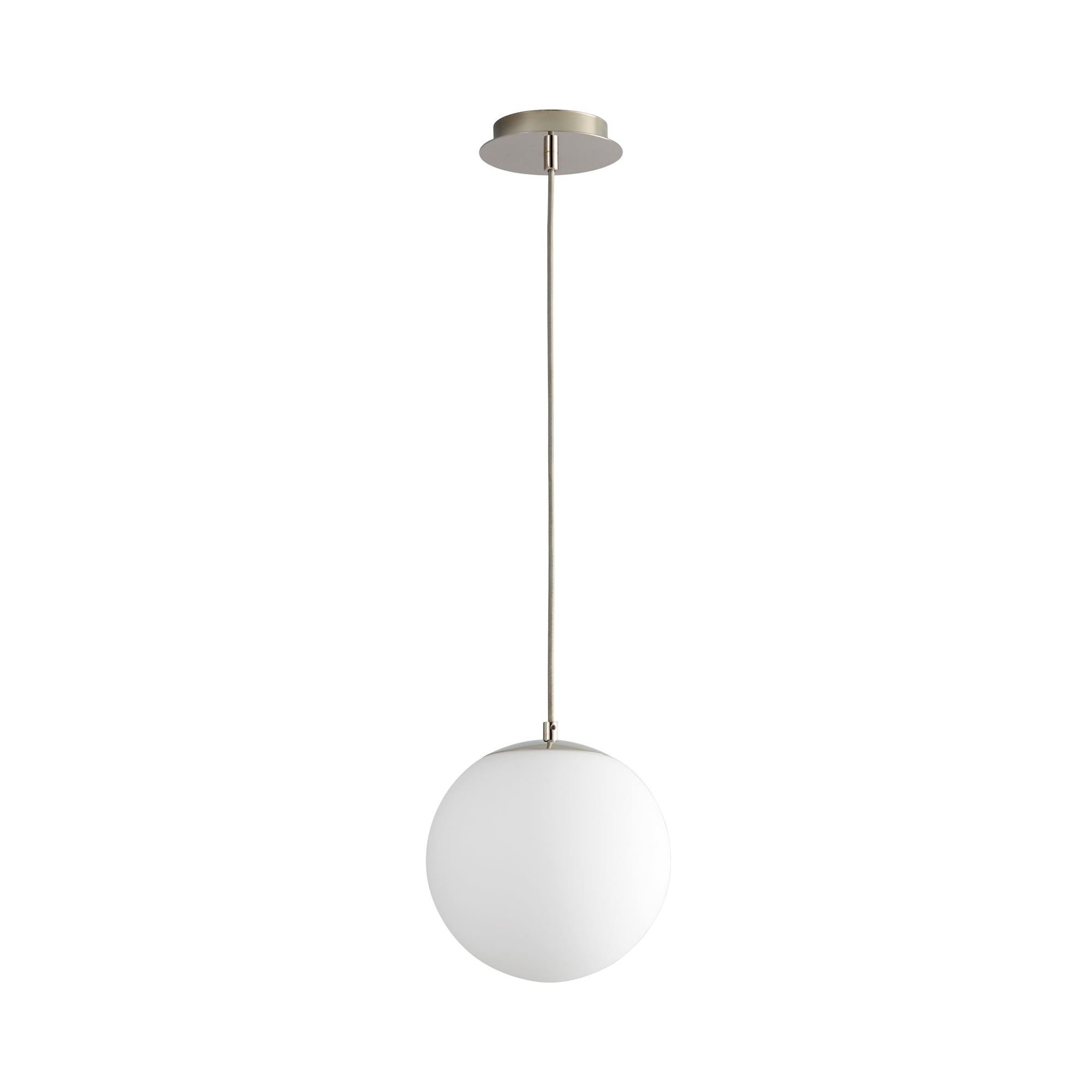 Suspension LED Globe en Acier et Verre