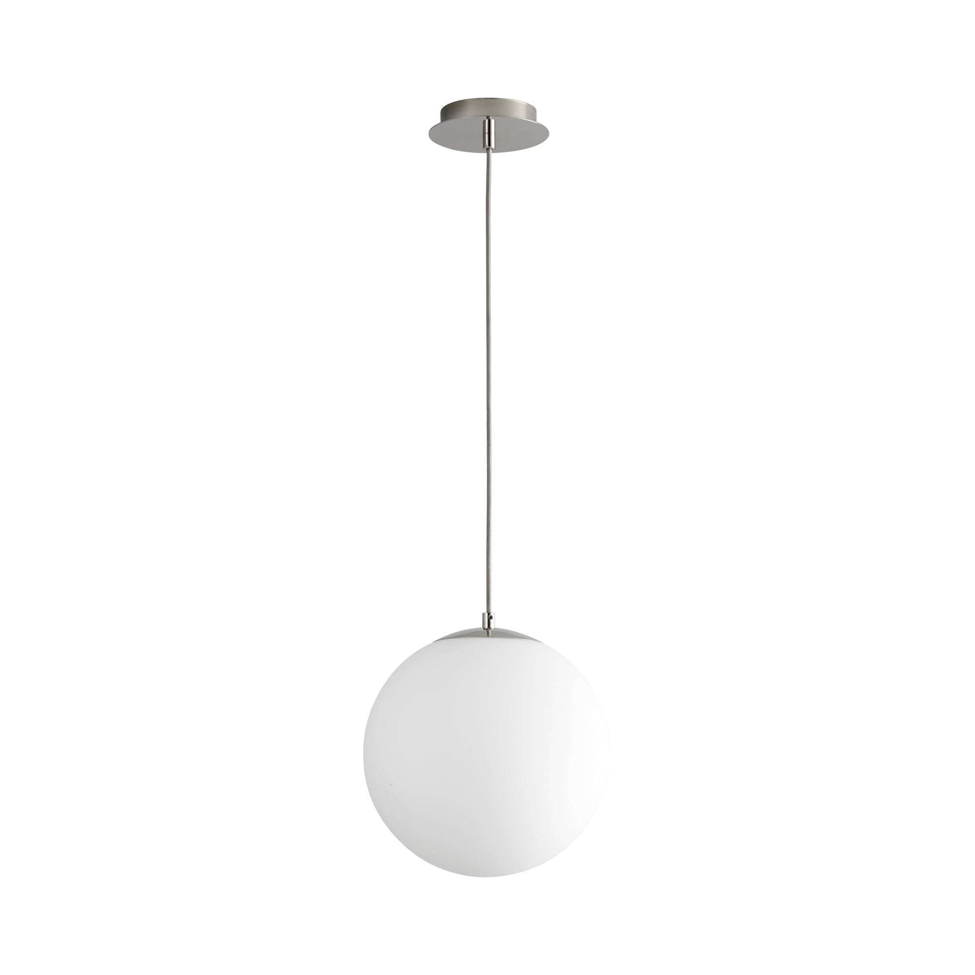 Suspension LED Globe en Acier et Verre