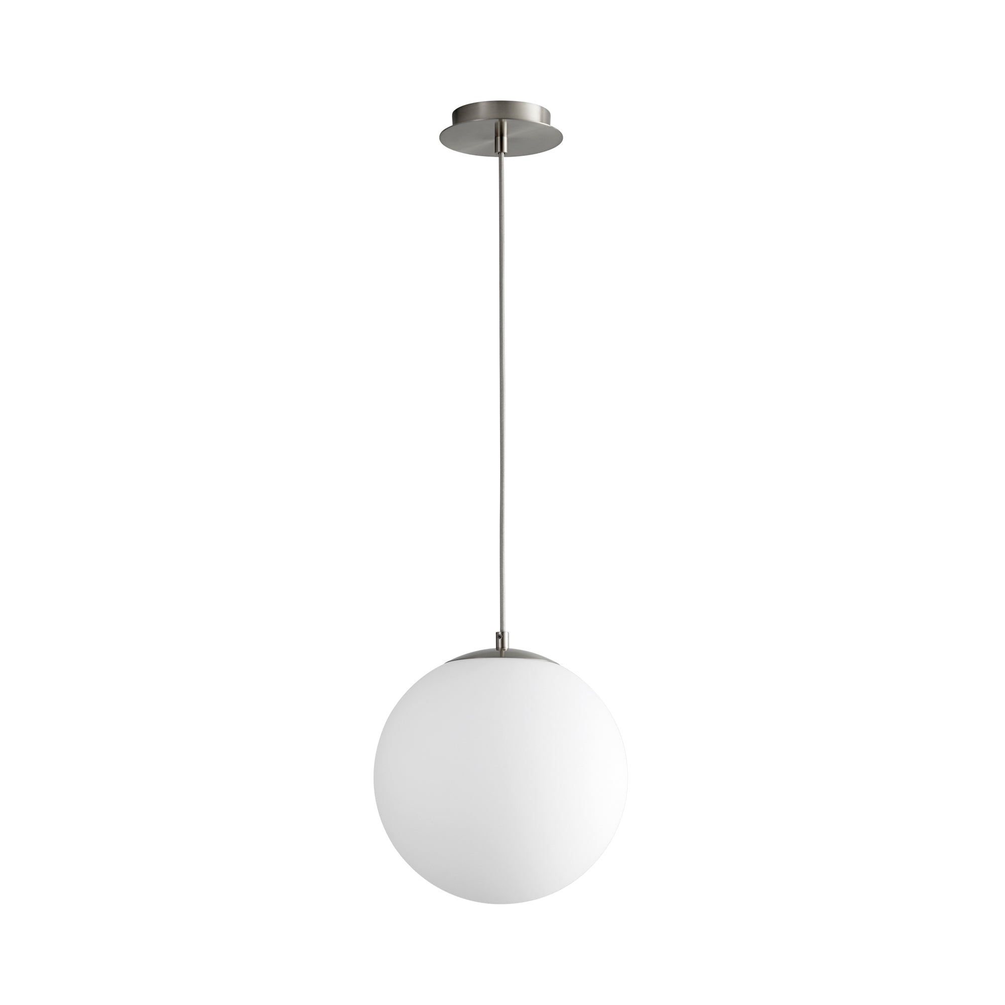 Suspension LED Globe en Acier et Verre