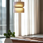 Mini suspension LED dôme en verre éclairage haut et bas